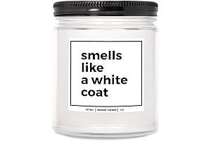 YouNique Designs Future Doctor Gifts Candle - White Coat Ceremony, Medical Student,...