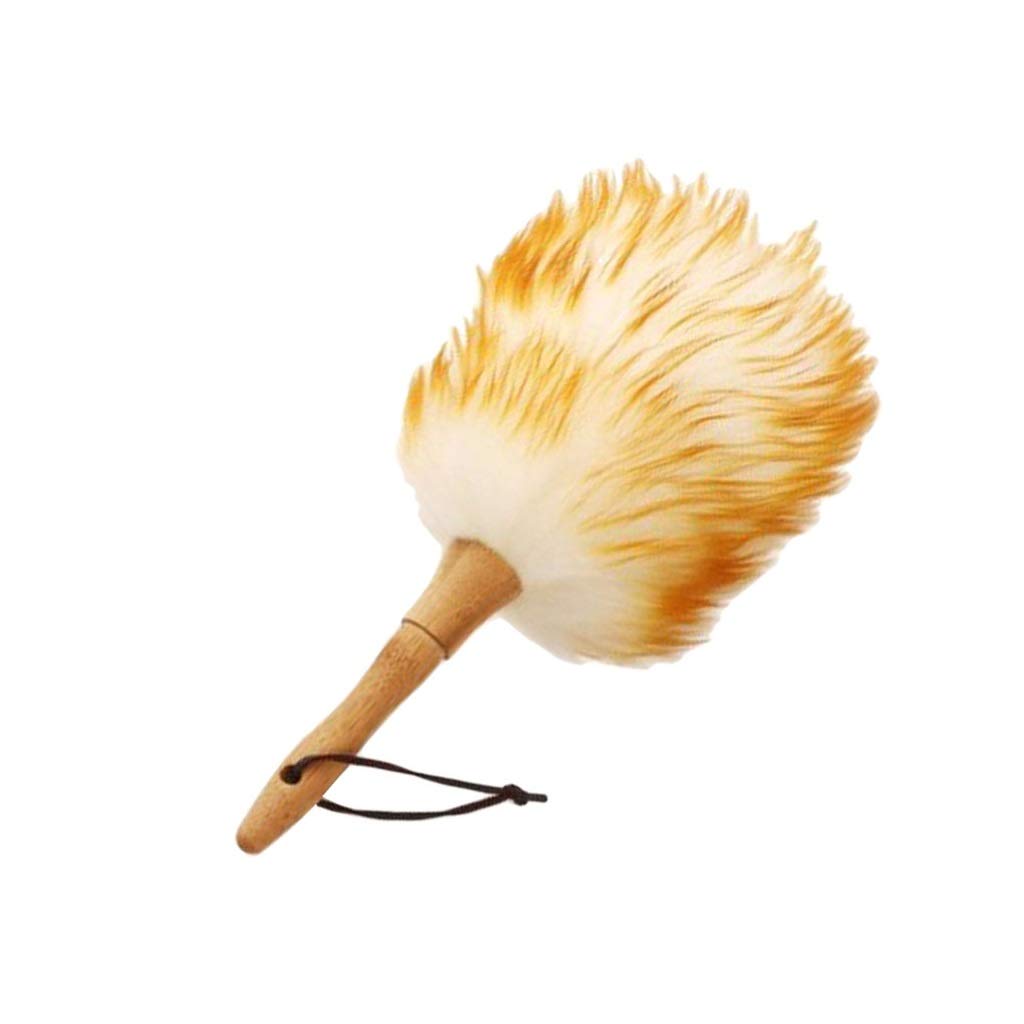 LiutaoWool Duster Brush for Dusting, Cleaning, and Removing Dust Mites, Suitable for Various Surfaces