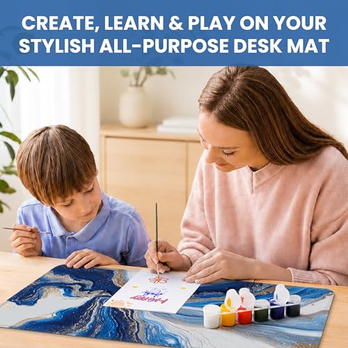 Tapis de bureau esthétique pour stabiliser le clavier qui glisse