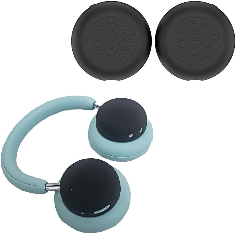 Headphone Covers Compatible with CMF by Nothing Headphone Pro, for Ear Cushion Protection & Minimalist Silicone Case (Black)