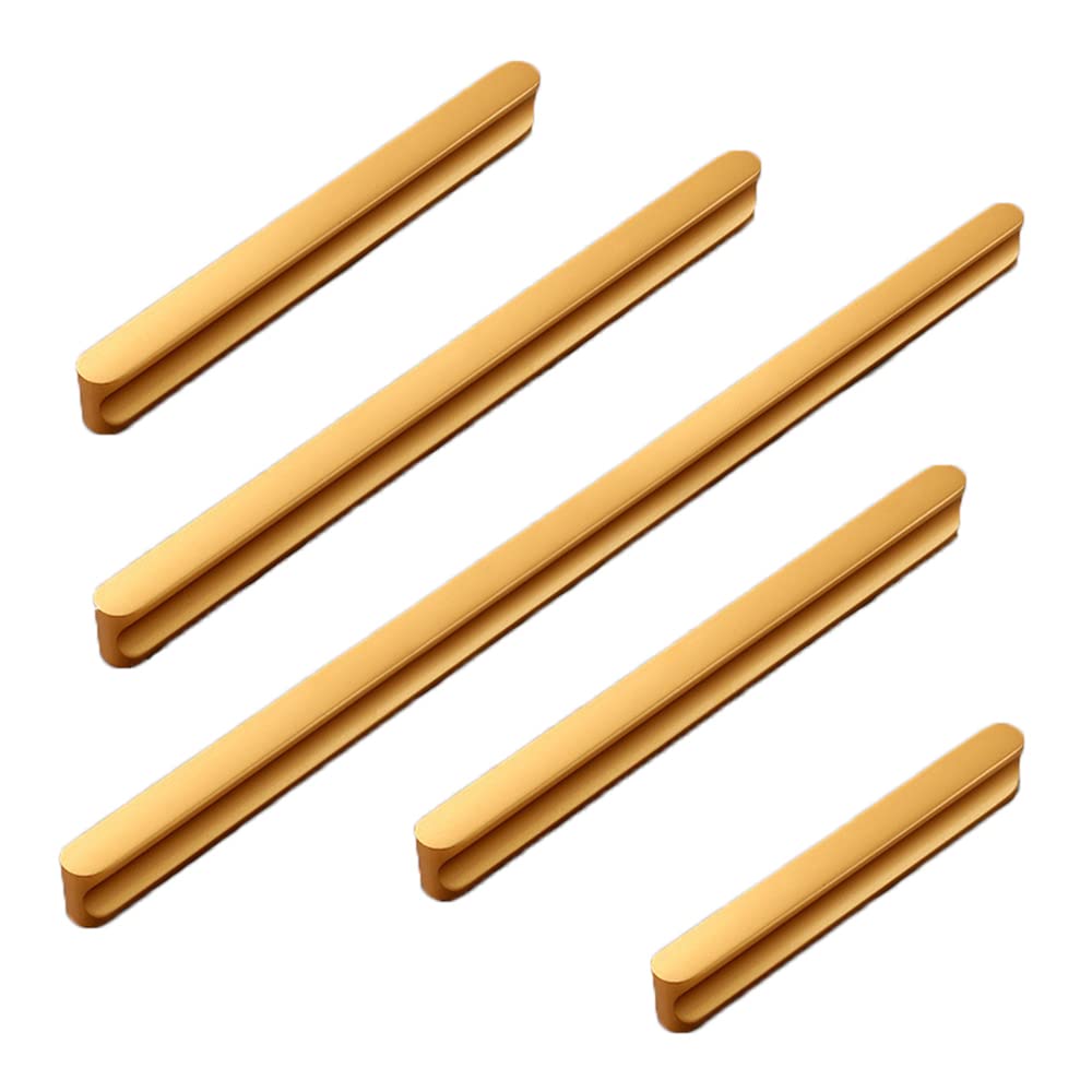 SagaSave Door Handles, 2PCS 96mm Vintage Cabinet Handles, Antique Bow Drawer Pull, Furniture Door Pull Handles for Kitchen Cabinet, Dressers, Cupboard, Door, Wooden Gates (Gold)