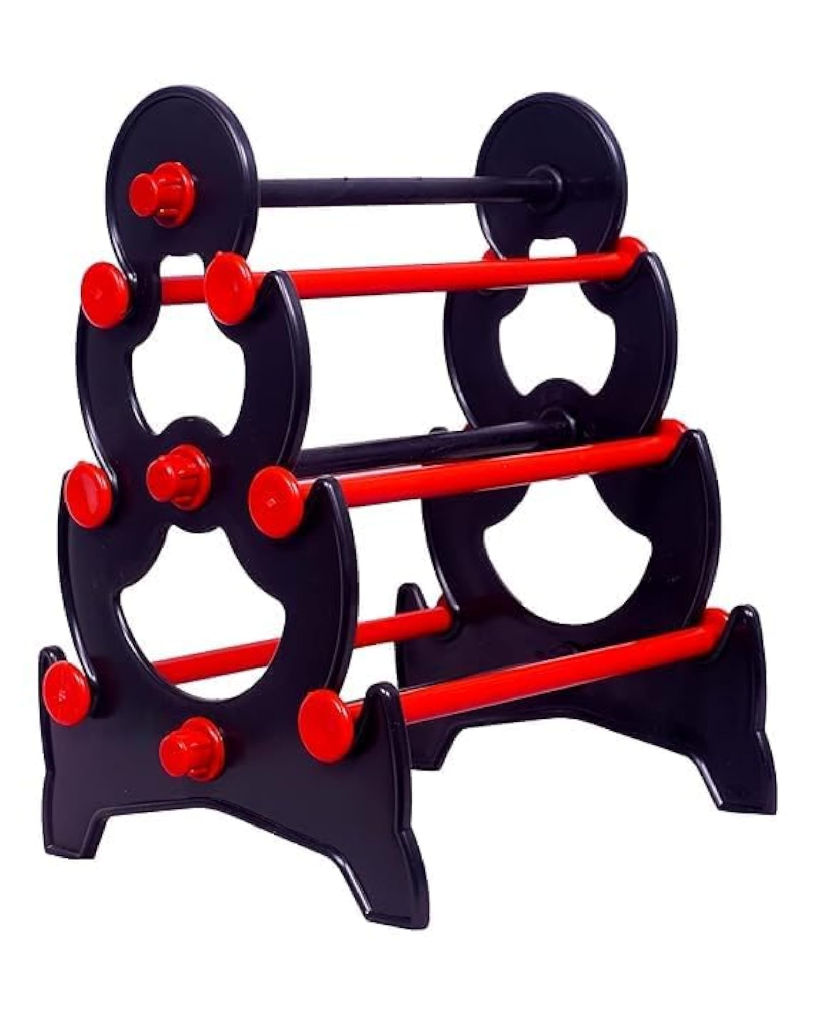 Premium Plastic Bangle Stand for Women, 6 Row Detachable Organizer
