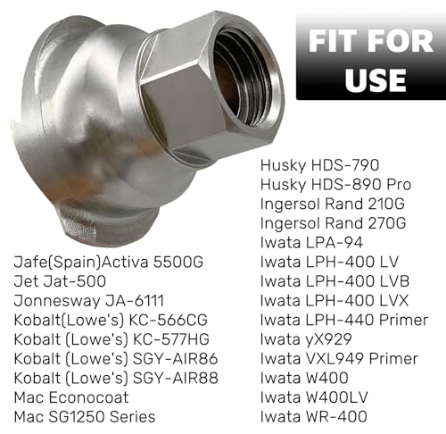 Image of MITANSLE 26003 PPS 2.0 Universal Spray Gun Adapter, 16 mm Female Interface 1.5 mm Thread,2PCS