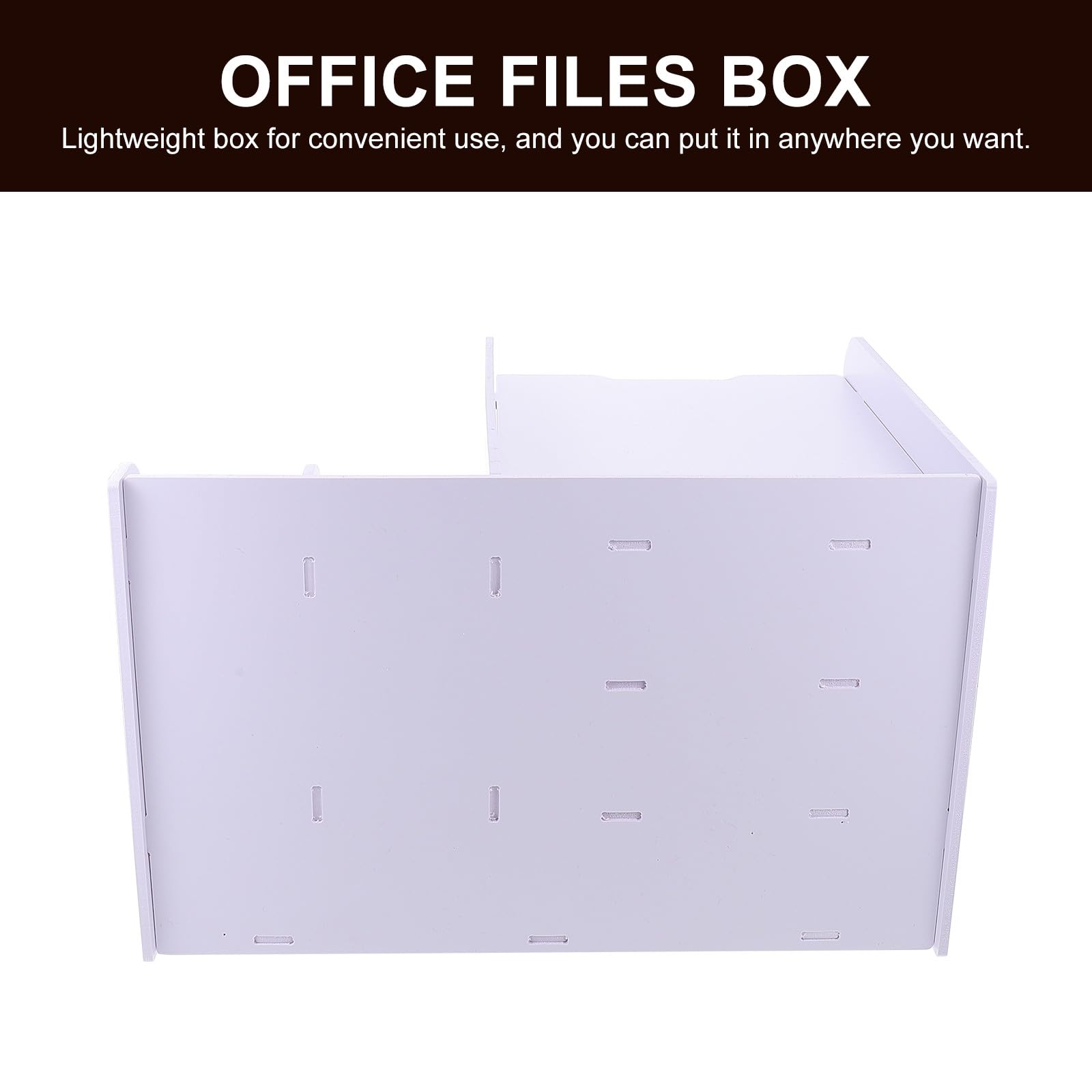 Portadocumenti multistrato in PVC bianco per ufficio e studio, salvaspazio, ideale per uso domestico o ufficio