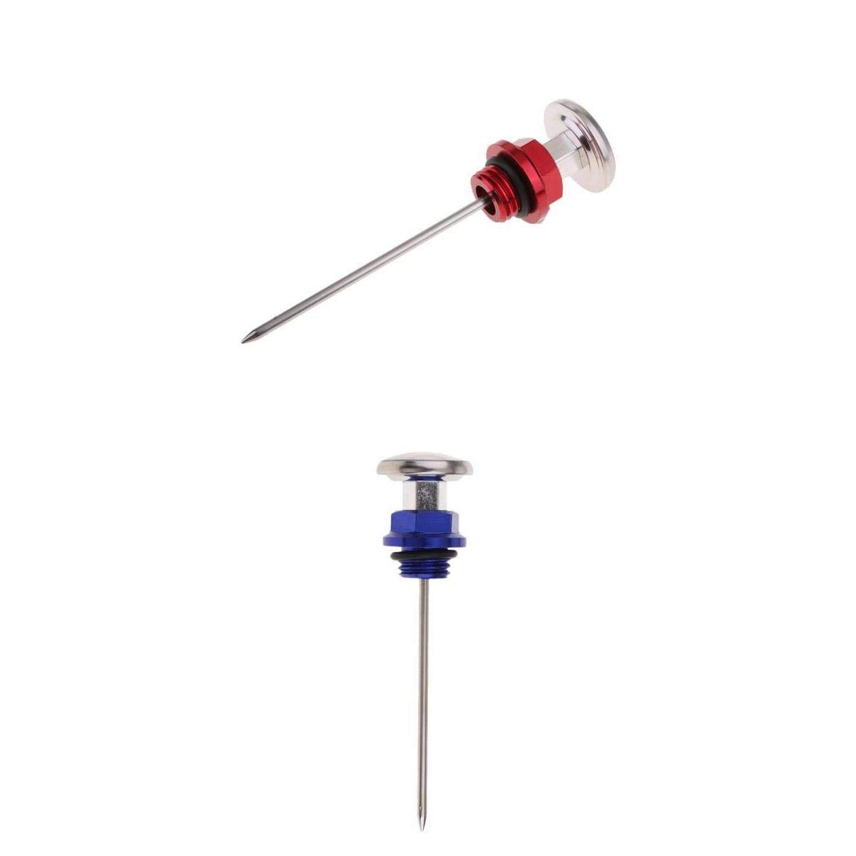 Enakshi® 14.5cm Oil Tank Dipstick w/Temperature Gauge for 110 125cc Scooter Red+Blue| Parts & Accessories | Motorcycle Parts | Instruments & Gauges | Temperature Gauges-image-23