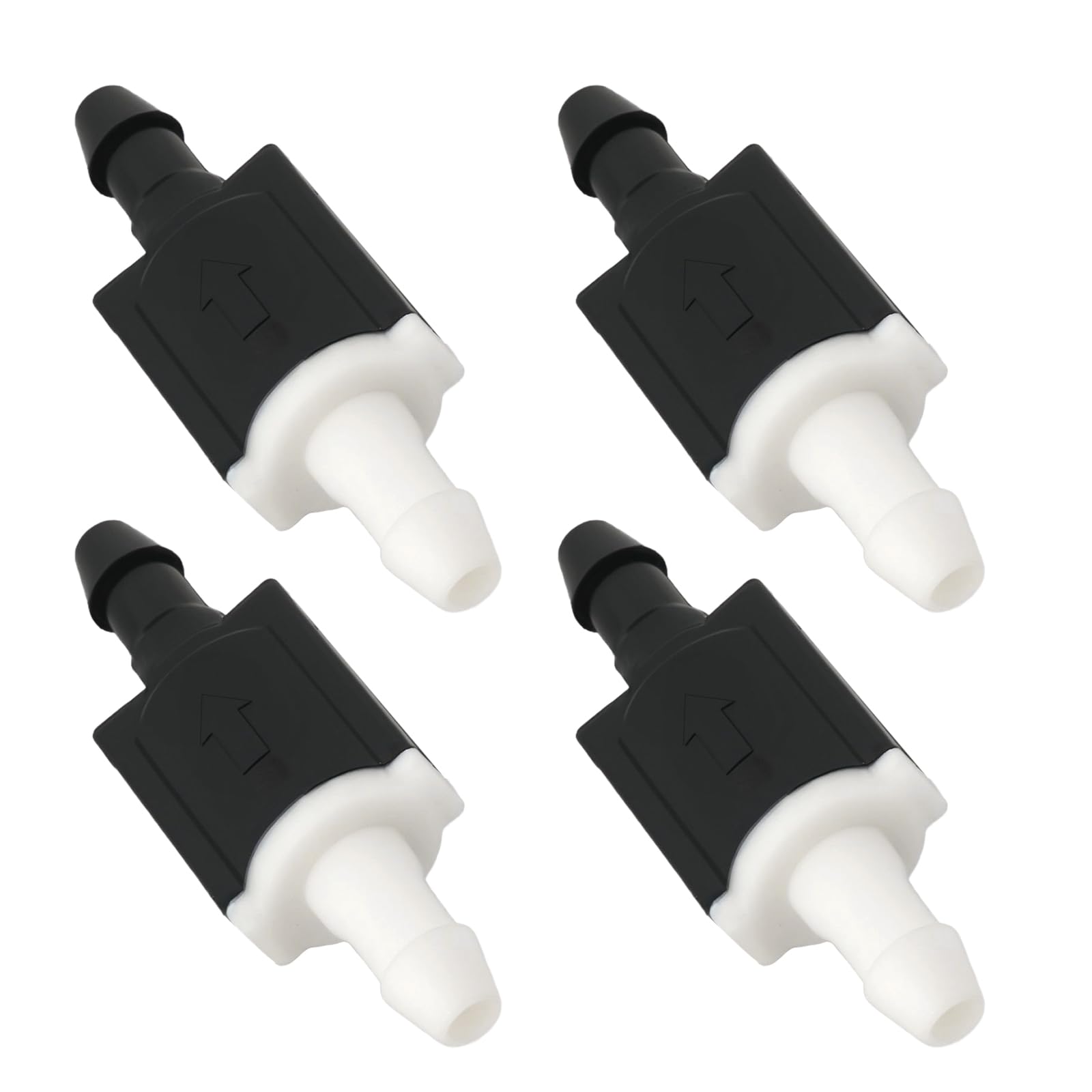 SG Store 4 szt. Zawór zwrotny przedniej szyby spryskiwacz wycieraczki bez powrotu 85321-26020 8532126020 1K6863447A kompatybilny z Toyota 41 x 14 mm