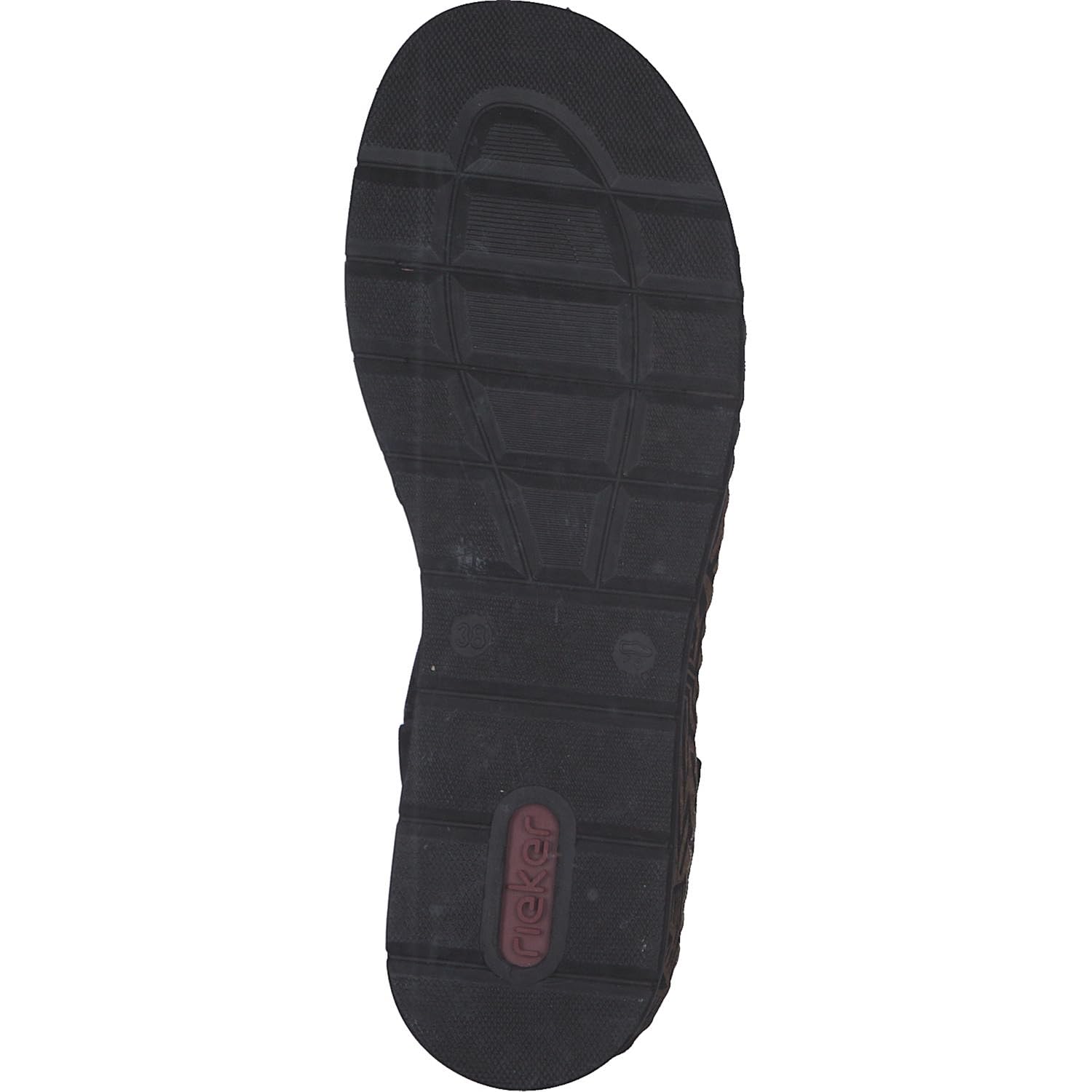 Rieker V3902-00 Sandaletten schwarz schwarz