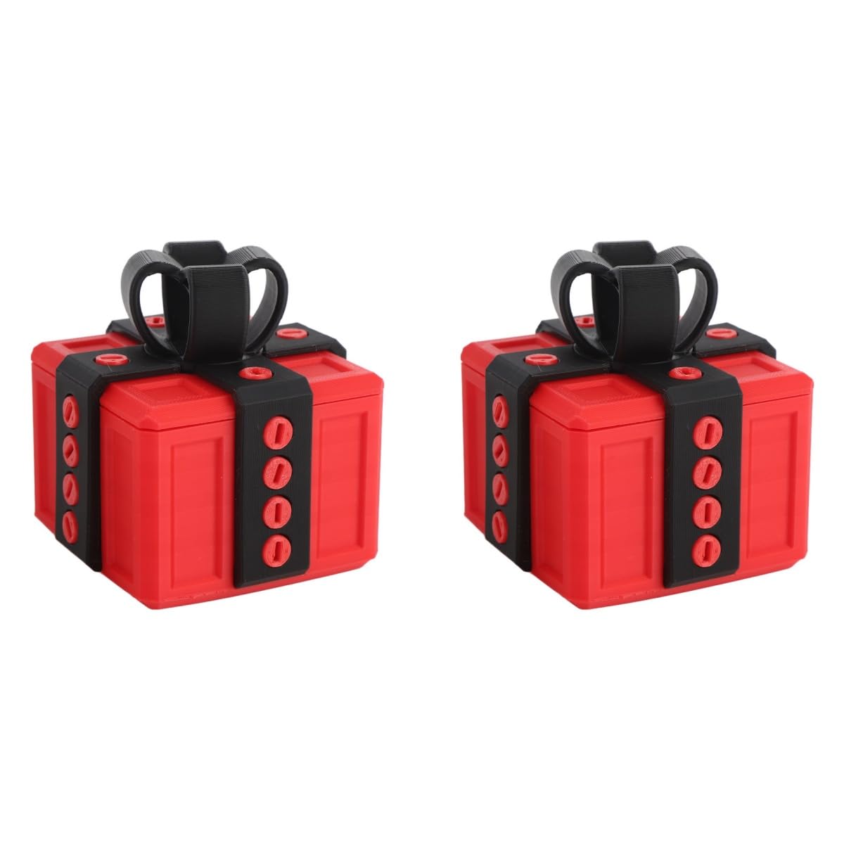 Funny Pop Up Middle Finger Trick Gift Box for Home Office Decor (Red)
