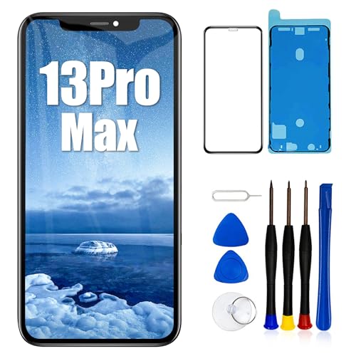 EFAITHLIFE para iPhone 13 Pro MAX Sustitución de la Pantalla LCD 6,7 Pulgadas Conjunto digitalizador de Pantalla Pantalla táctil,con Herramienta de reparación del Conjunto del Bastidor