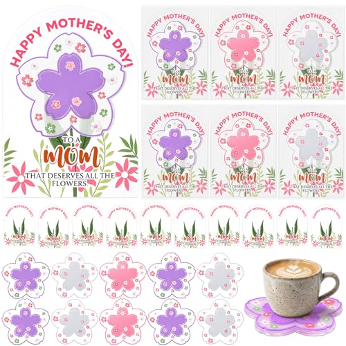 Dessous de verre Sakura lot de 24 fleurs de cerisier pour décoration - 2