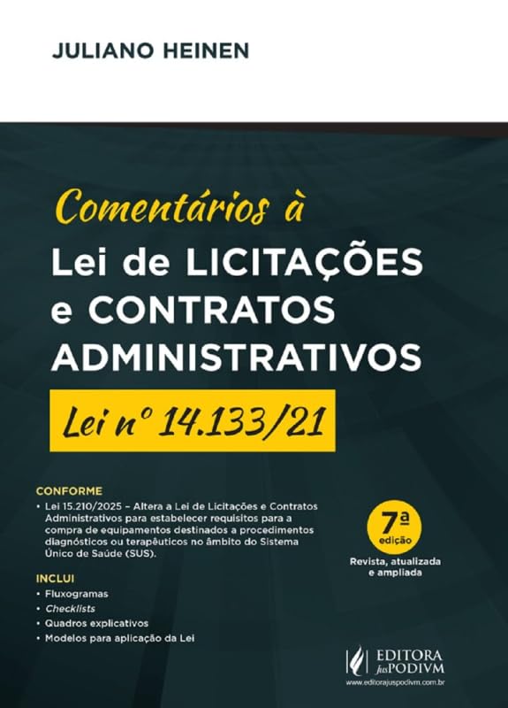 Capa de Comentários à Lei de Licitações e Contratos Administrativos - 7ª Edição (2026)