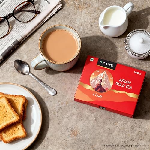 Image of TE-A-ME Assam Gold Tea Bags 100 Pcs | Assam Chai