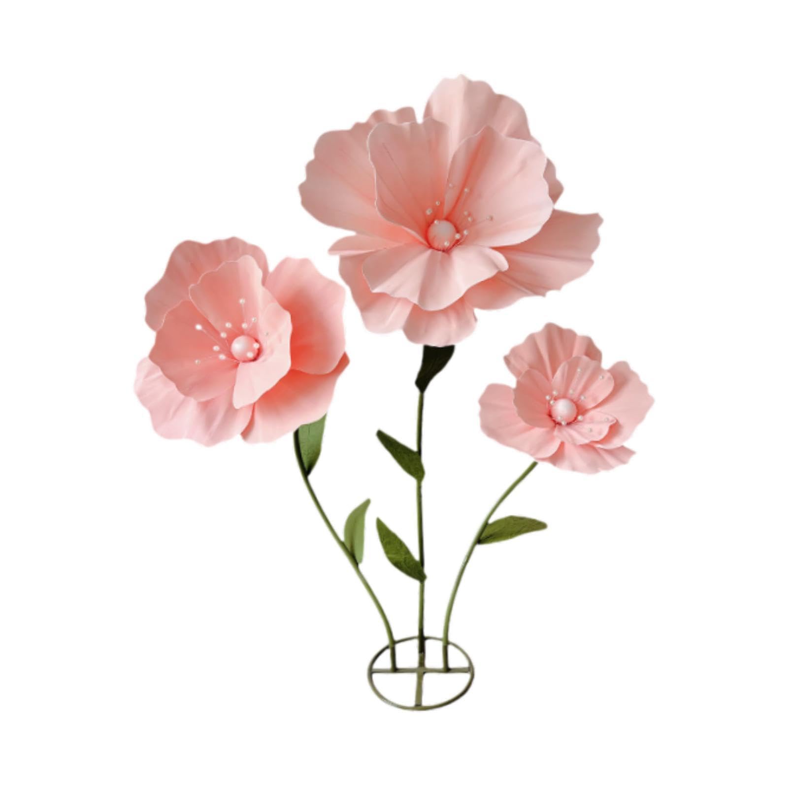 Riesige Blumen für Hochzeiten, Gewaltige Künstliche Blumengirlanden für Geburtstagsfeiern Und Andere Zeremonien, Rosa