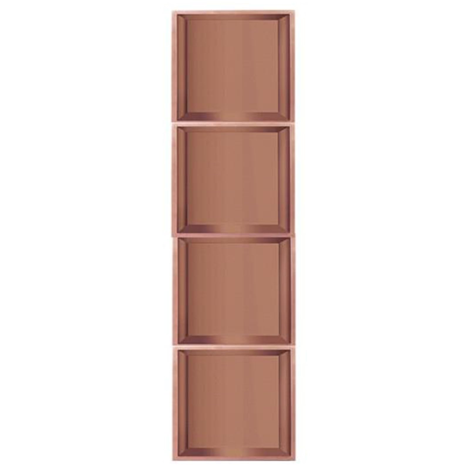 QUSYZD Stainless Steel Shower Niche Shelf, Waterproof Bathroom Organizer for Toiletries & Shampoo, Wall-Mounted Alcove Storage, Black, 47.25" x,Rose Gold-47.25x11.03x4.93in/120x28x12.5CM