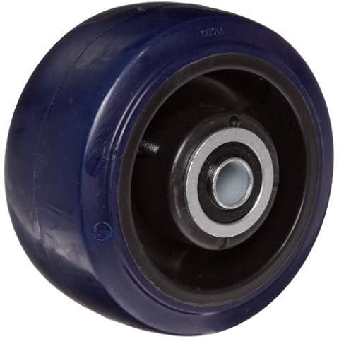 RWM Casters UPB-0420-08 4" Diameter X 2" Width Urethane on Polypropylene Wheel with Ball Bearing, 600 lbs Capacity Cover