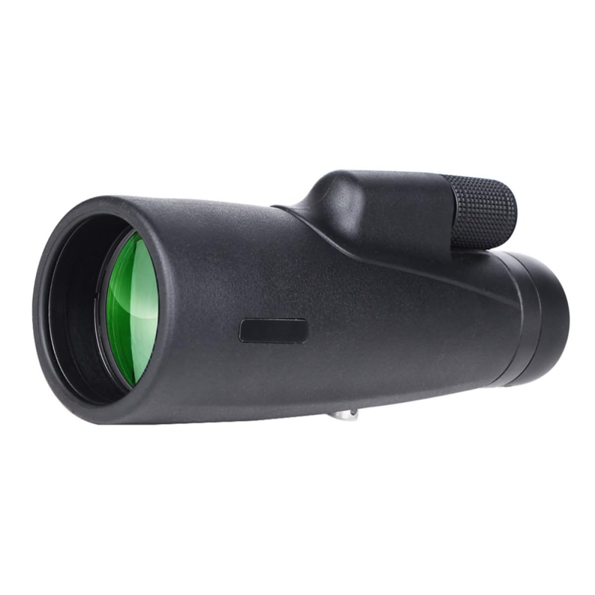 Telescopio Monoculare 12x50 in Metallo Nero Clip per Smartphone, Immagini ad Alta Risoluzione e Colori Accurati, per Avventure All'aperto, per Cellulare