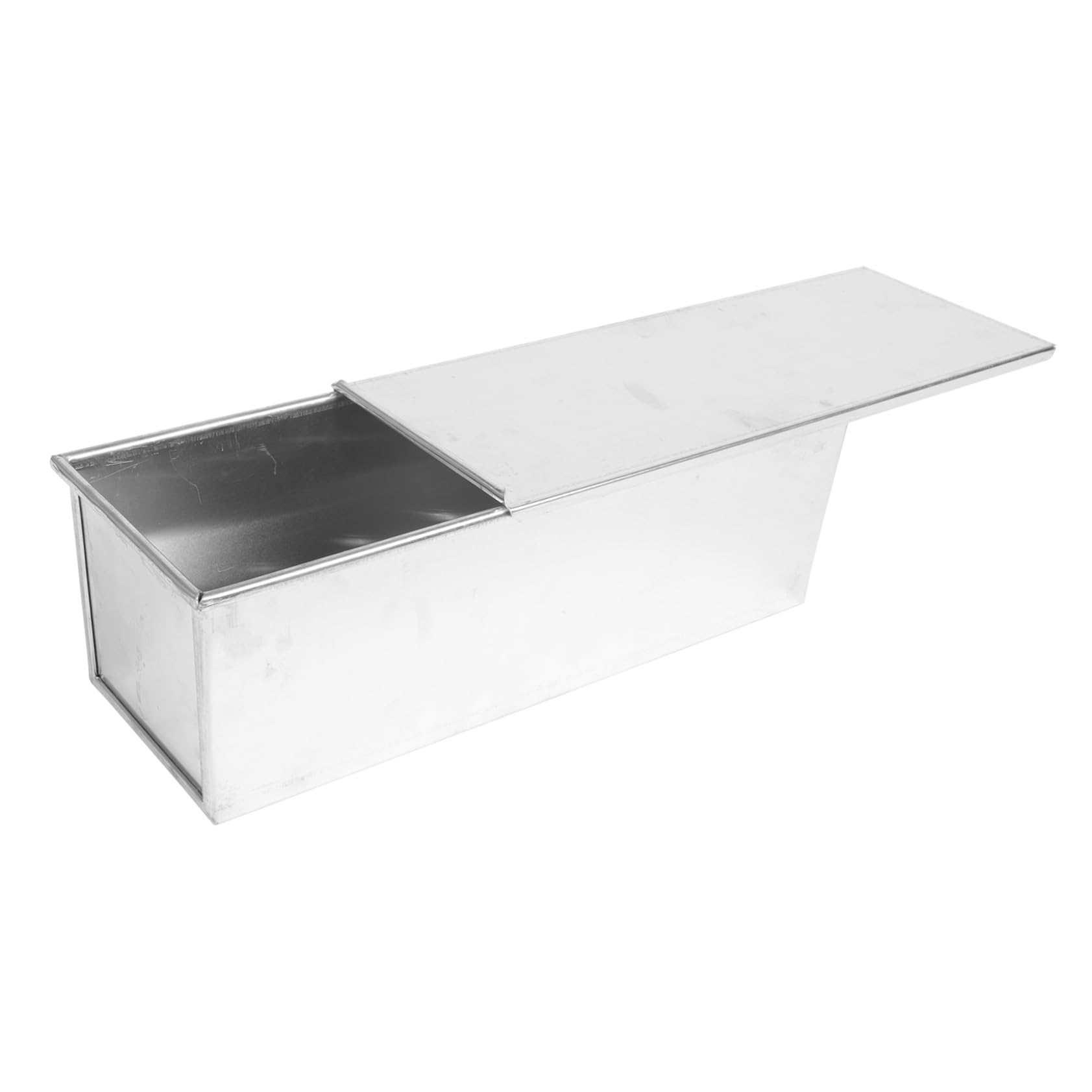 OFFSCH 1pc Aluminum Alloy Loaf Pan with Lid Non Stick Bread Baking Mold for Home Bakeware for Toast and Cake Making Capacity Convenient and Easy to