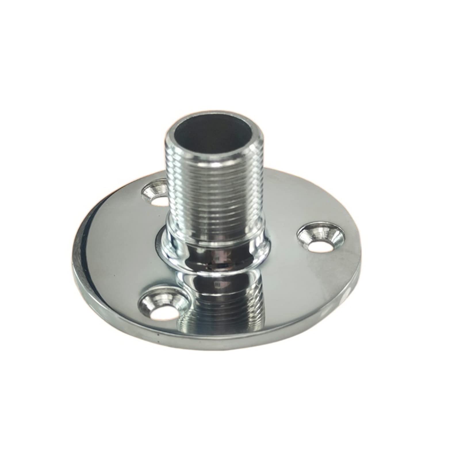 Kjueq Silver Marine Stainless Steel Hardware Accessories Parts 19Mm Fishing Rod Seat Antenna Bracket Yacht Fishing Boat Speedboat