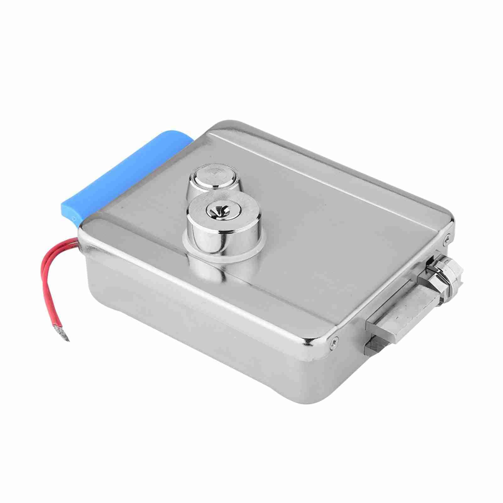 Akozon Cerradura de Control Eléctrica Avanzada Akozon para Acceso Seguro a la Puerta, Cerradura Electrónica de Acero sin Llave con Opción de Llave para Hogares, Oficinas y S