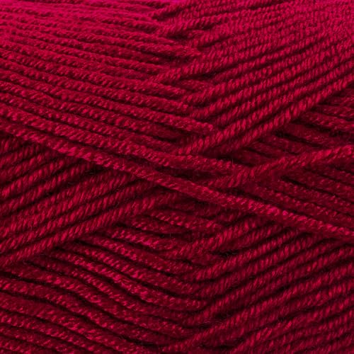 Image of Cloud Touch Baby - DK Weight Soft Anti-Pilling Yarn for Baby Clothes, Blankets & Amigurumi Crochet & Knitting, 90% Acrylic 10% Viscose derived from Bamboo, 3.53 Oz / 262 Yards (Cherry Red, 1 Pack)