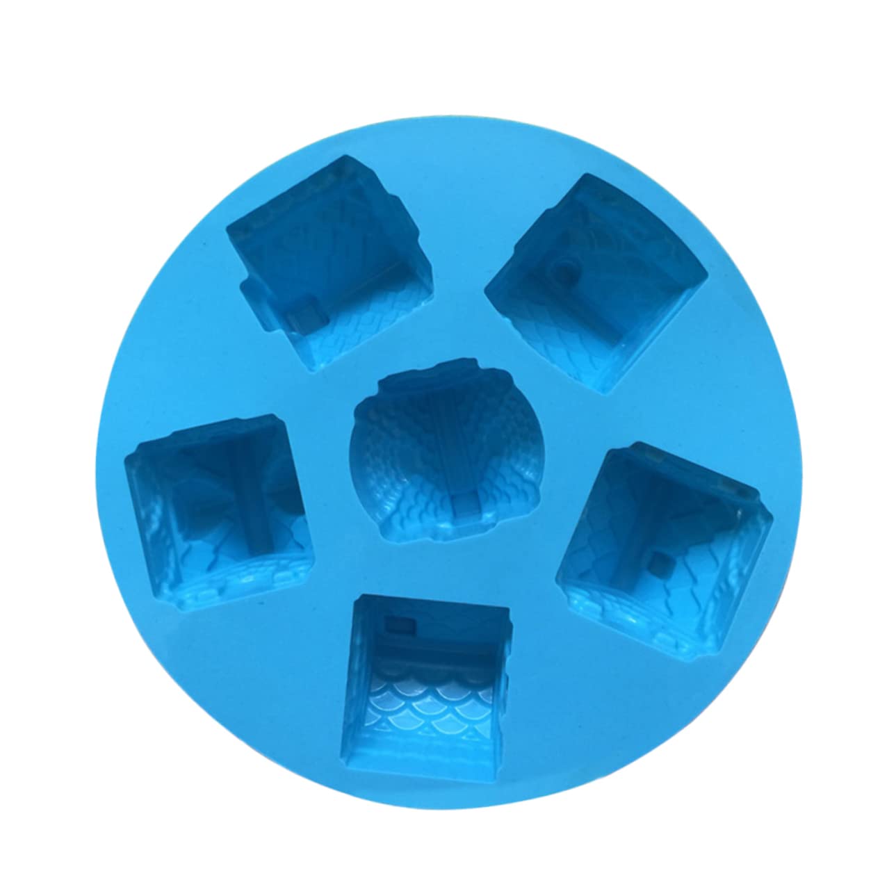 Abaodam 3pièces Moules Silicone Créatifs Pour Gâteaux Et De Formes De Maison Non-adhésives Pour Pâtisserie à Domicile Couleur Aléatoire