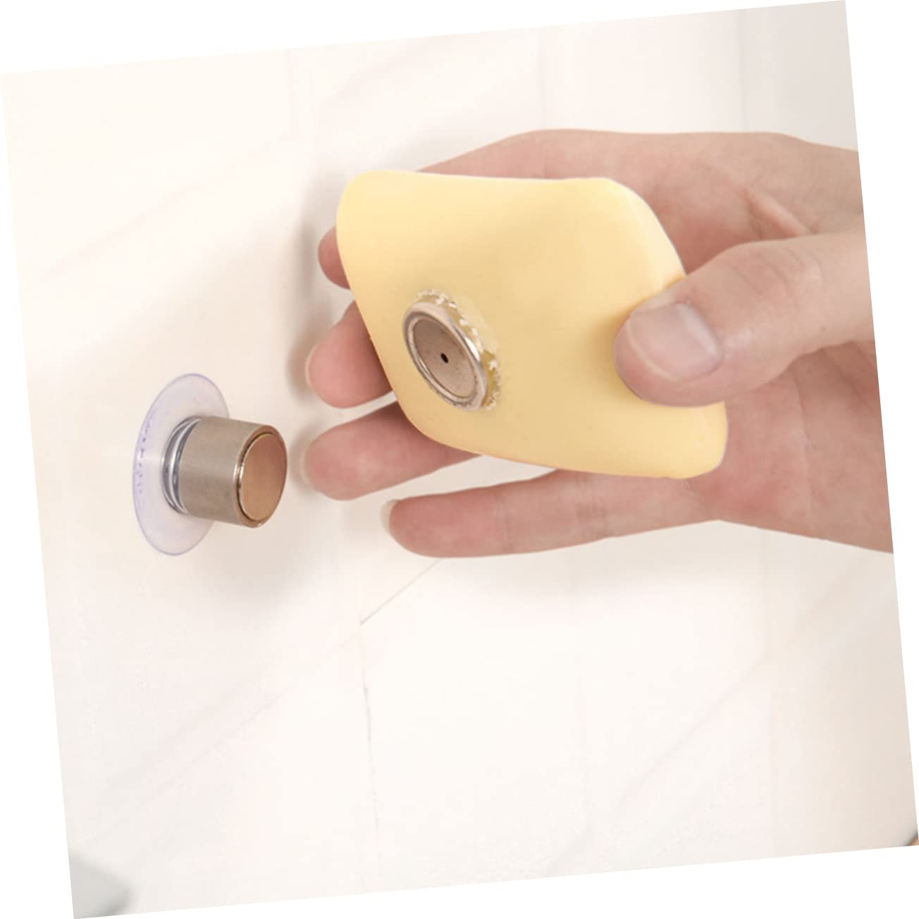 IMIKEYA 4sätze Wandmontierter Seifenhalter Aus Edelstahl Magnetischer Seifenablage Edelstahl Rostfrei Für Bad Küche Für Handtuchhalterung Badezimmerorganisation