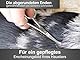 Fellschere Pfotenschere mit einseitiger gebogener Schnittfläche und Mikroverzahnung Haarschere zur Pfotenpflege von Hunden & Katzen 10,5 cm