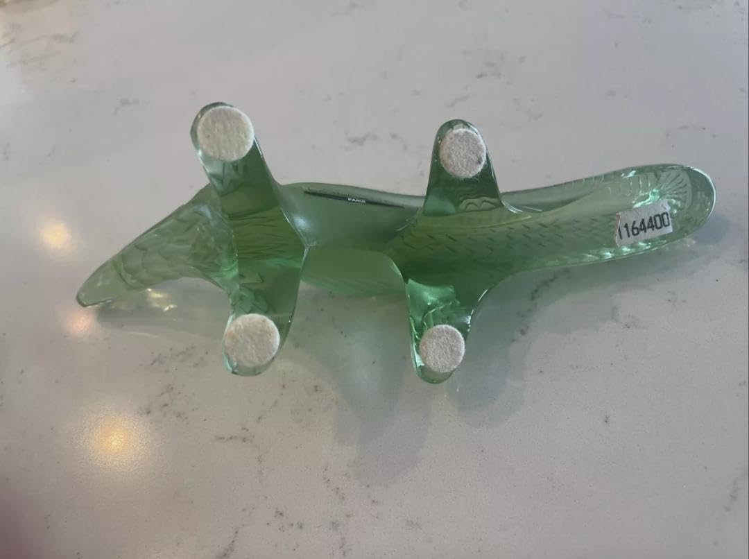 ルネ・ラリック　フランス　ガラスリザードオブジェ　ヴィンテージ ルネ・ラリックフランスガラスリザードオブジェヴィンテージ