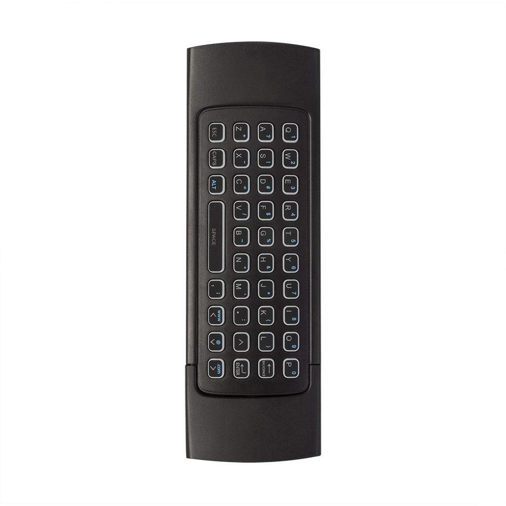 81 Keys Up to 5M 2.4G RF Backlit Fly Air Mouse Wireless Full Keyboard Remote Control for KODI TV Box PC Accessory