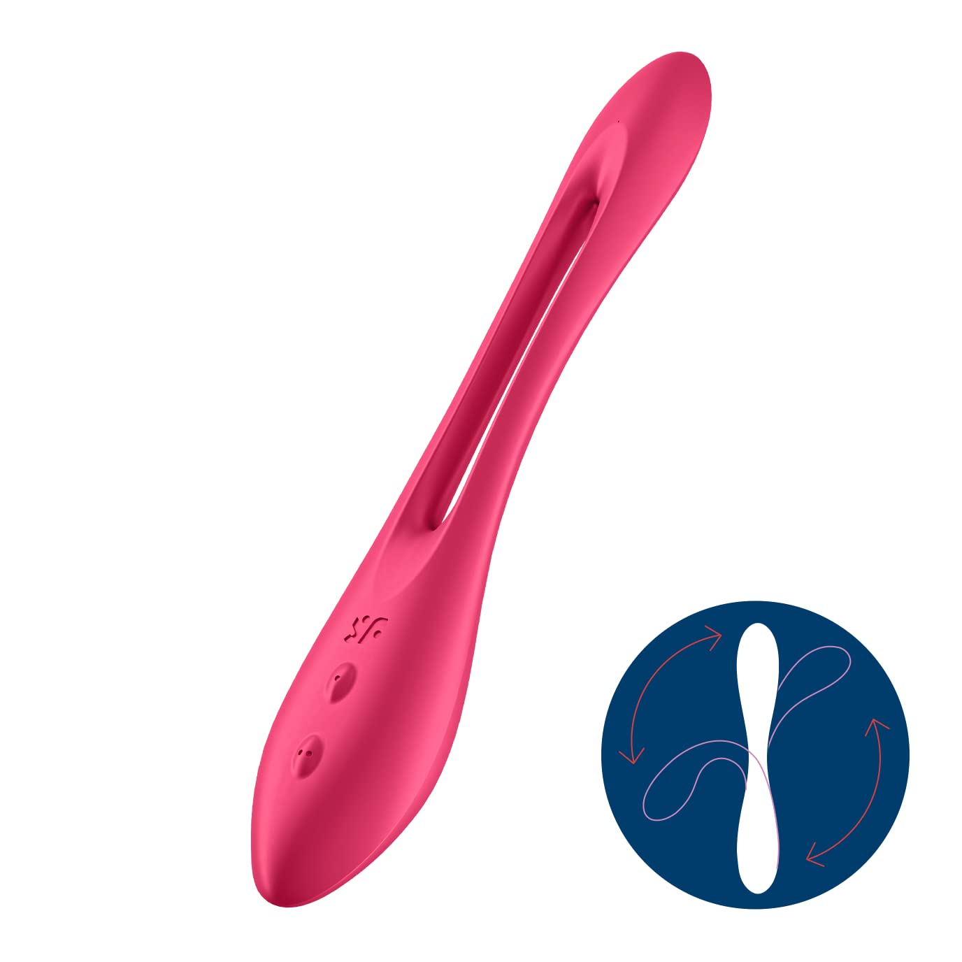 Satisfyer Elastic Joy Multi-Vibratori | Stimolatore flessibile per Donne, Uomini e Coppie | Sex Toys con 16+ Funzioni | Vibratore per il Punto G e il Clitoride | Impermeabile (IPX7)
