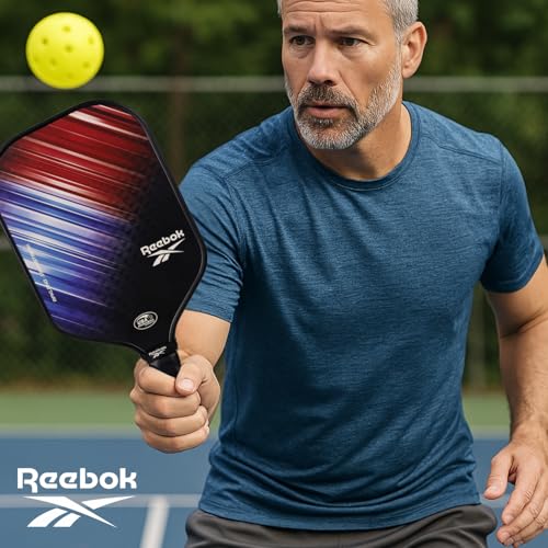 Image of Reebok Pickleball Paddle - Lightweight & Durable Design for All Skill Levels - Engineered for Power, Control & Precision