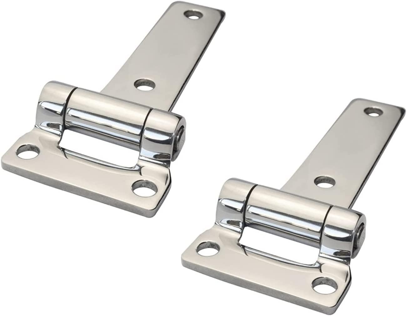 2PCS Mirror Stainless Steel 135mm T-Hinge Heavy Duty Boat Yacht Hardware Stainless Steel Container Door Hinge