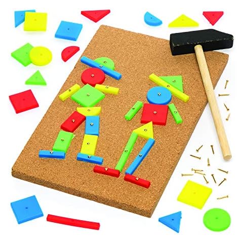 Baker Ross AR298 Tap a Picture Art Kit, Perfect for Children to Create and Design Scenes and Patterns, Ideal for Schools, Home Crafting, Craft Groups and More (Pack of 1), 22cm Cover