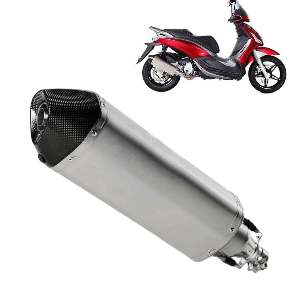 Scarico moto Tubo di Scarico Centrale Moto Per Piaggio Per Beverly 125 300 MP3 250