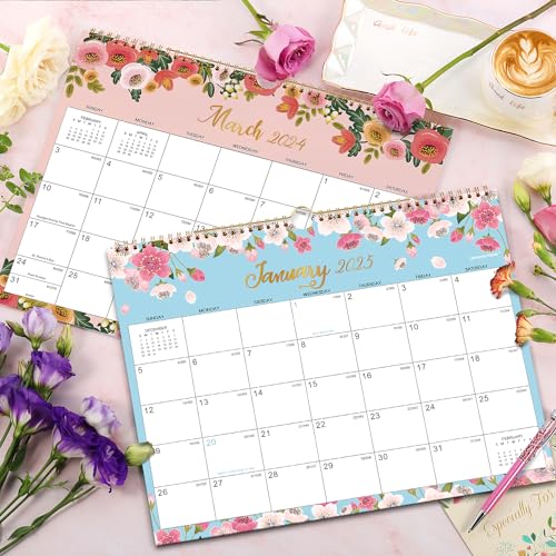 2026 Calendar - 2026 Wall Calendar, 15" x 11.5", JAN.2026 -DEC.2026, 12 Monthly Wall Planner, Hanging Hook, Wall Calendar With Twin-Wire Binding - Image 3