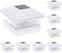 Vista 7 de GreenLighting Evolve - Luces solares blancas para postes – Tapas de poste de 4 x 4 y luces de poste al aire libre – Luces solares impermeables