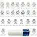 JEUCLEL 23PCS Wheel Lock Nut Key Kit - Compatible with VW, Audi, VAG - Anti-Theft Lug Nut Removal Tool