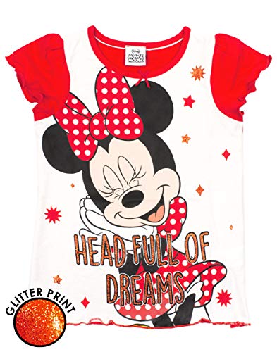 Disney Minnie Mouse Pajamas Girls T-Shirt & Shorts Pajama PJ Set2
