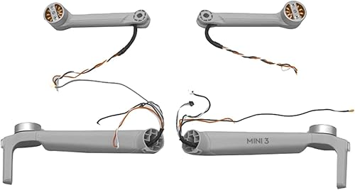 SeiZed Brazo de cubierta inferior de carrocería con motor de bastidor medio superior piezas de reparación para D-JI Mini 3 Drone Reemplazo (color