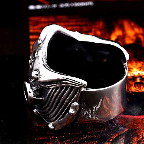 Image of Genuine Stainless Steel Ring Jewelry for Men Fashion Punk Biker Skull Rings