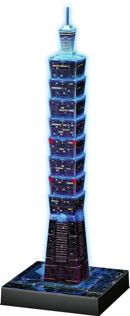 Ravensburger Taipei Night Edition 3D Puzzle, Multicolore, 11149