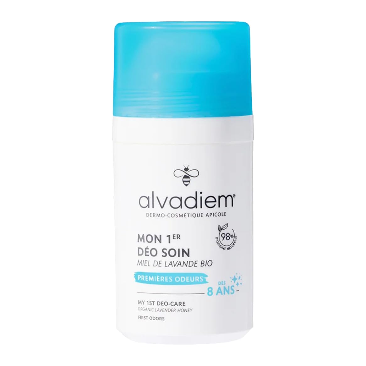 Alvadiem | Déodorant Régulateur au miel de lavande bio | Peau sensible | Fabriqué en France | 50ml
