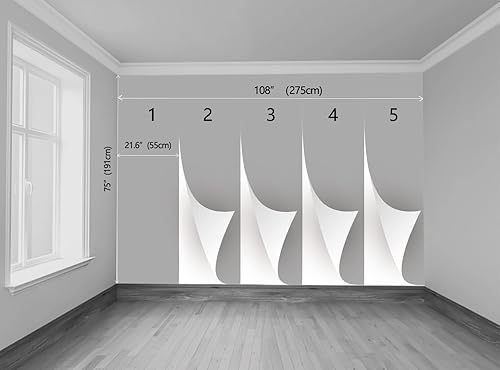 Miniatura 5 de Papel tapiz para dormitorio, sala de estar y fondo de TV, diseño de bosque con flores y sendero (no es autoadhesivo)