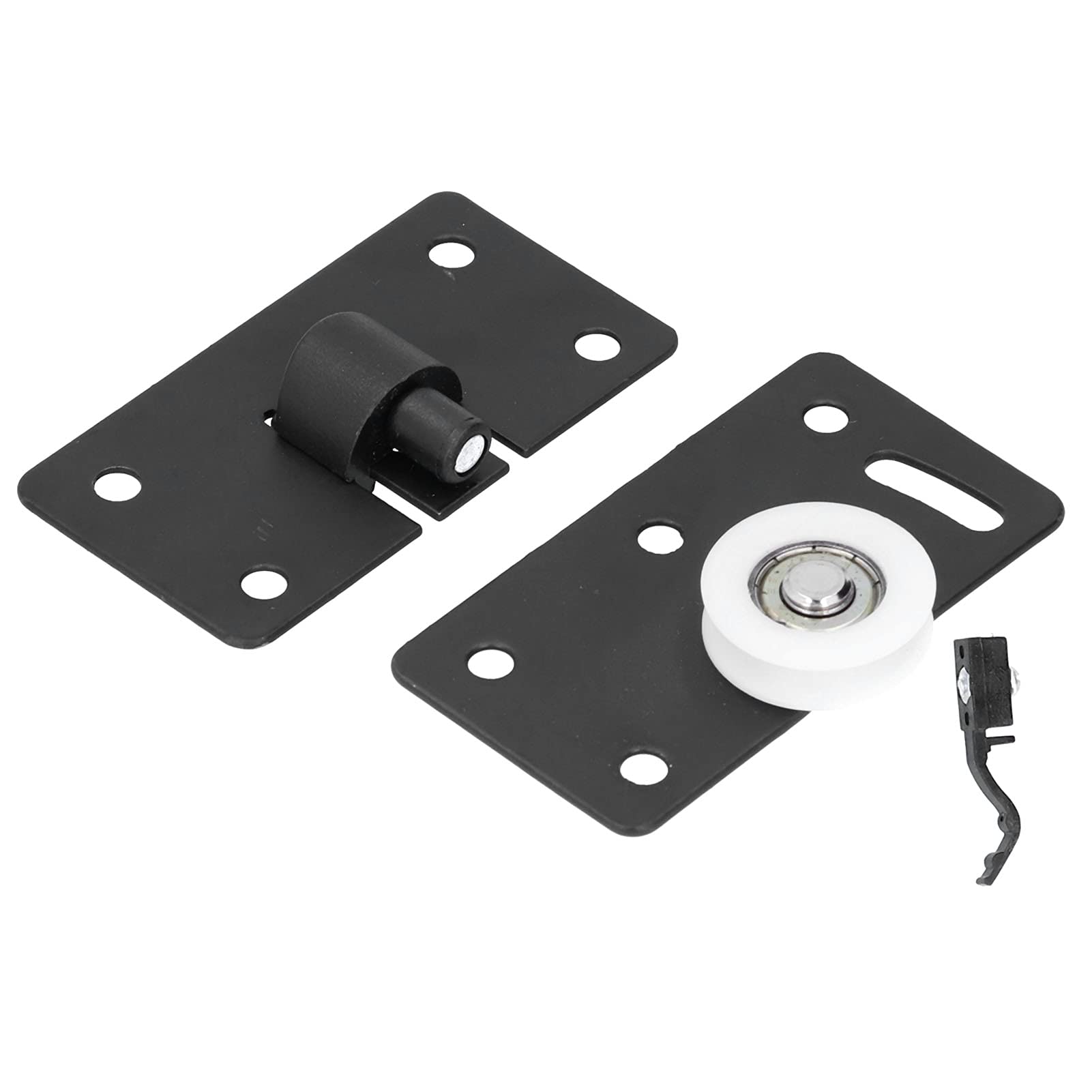 Sliding Door Pulley Furniture Sliding Door Wheel Wardrobe with Gasket Cabinet Closet Furniture Grooved Wheel Sliding Pulley Sliding Door Hardware