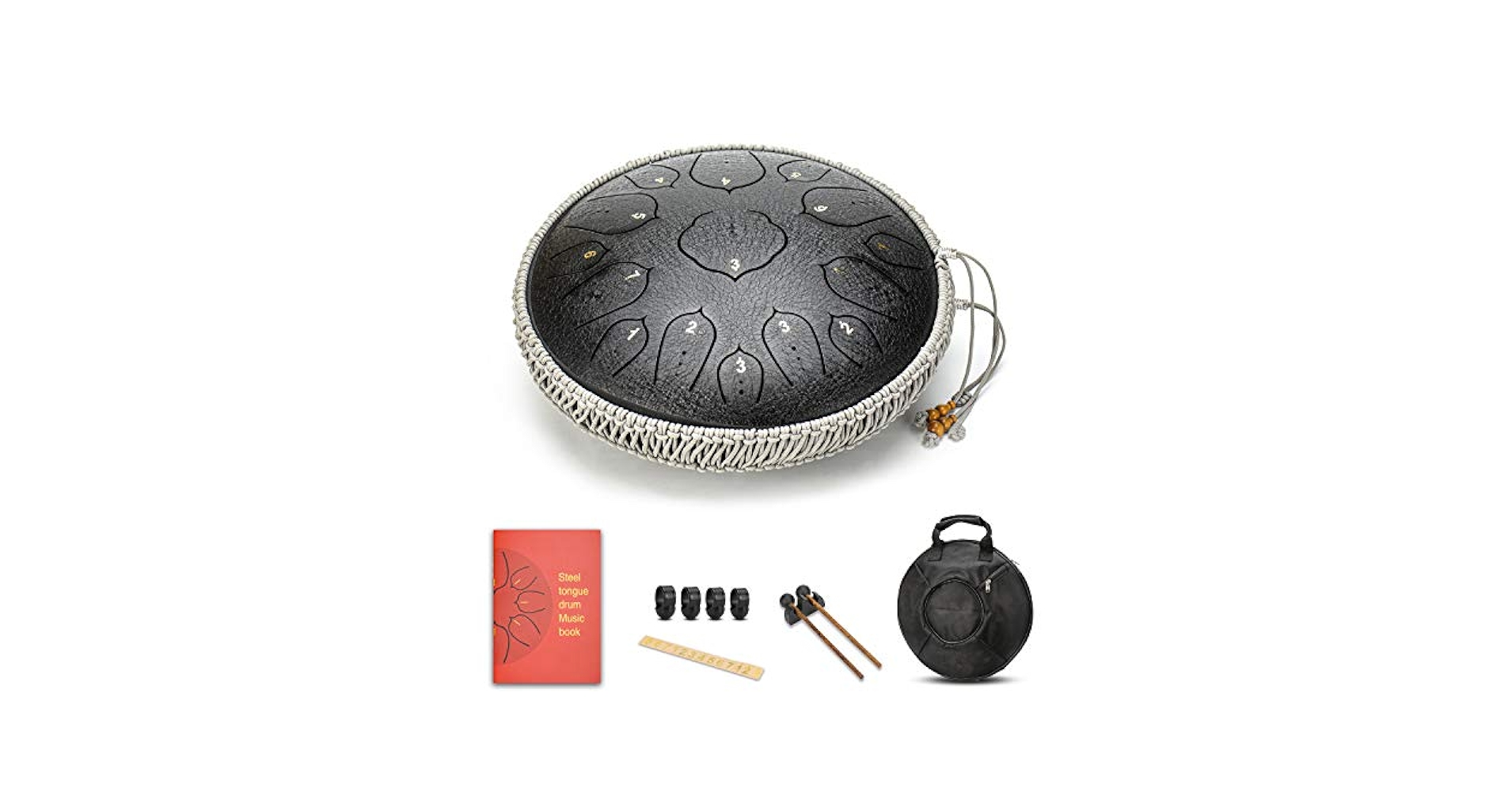 Amazon.com: Black 15 Notes 14 Inches Steel Tongue Drum