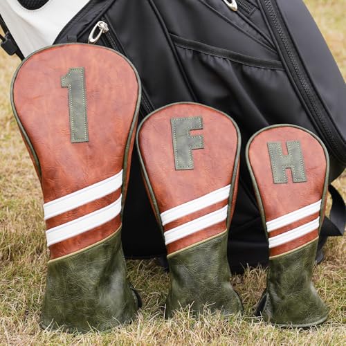 Craftsman Brown Leather Head Covers