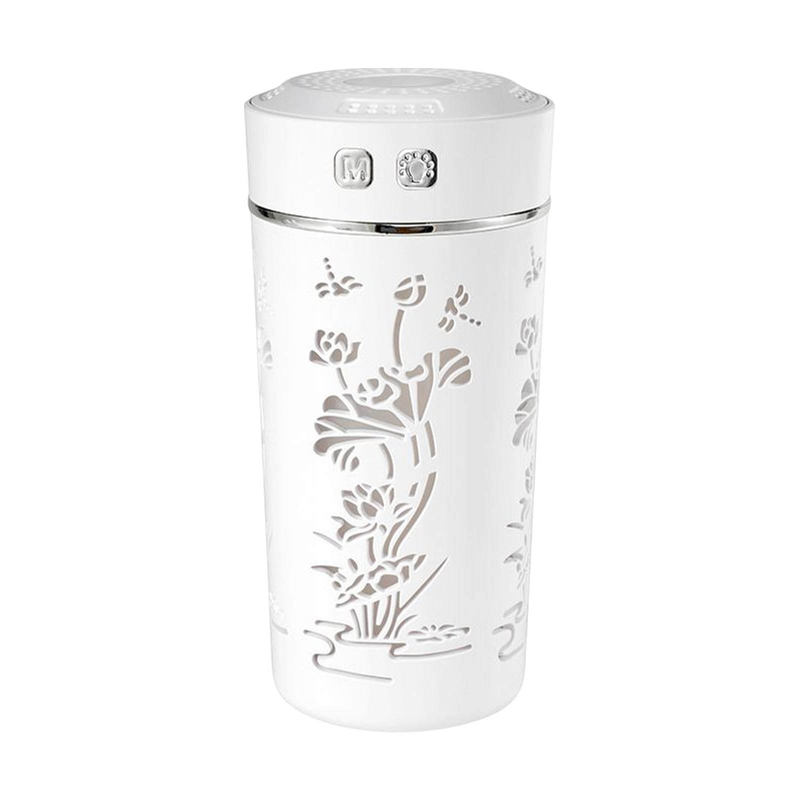 Enakshi® Air Humidifier 260ml Portable Aroma Diffuser Mist Maker for Home Bedroom White |Home & Garden | Home Improvement | Heating, Cooling & Air | Humidifiers-image-40