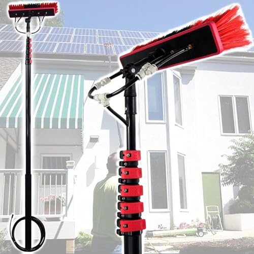 Brosse de nettoyage de vitres extensible à raccord d'eau pour véranda et toit - 2