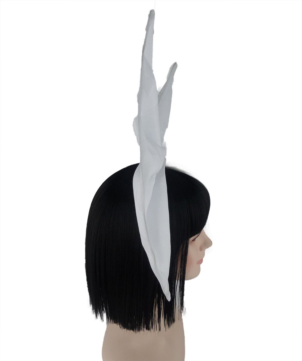 Amazon.co.jp: コスプレ 歌手風ボブウィッグ リボン付 ツートンカラー