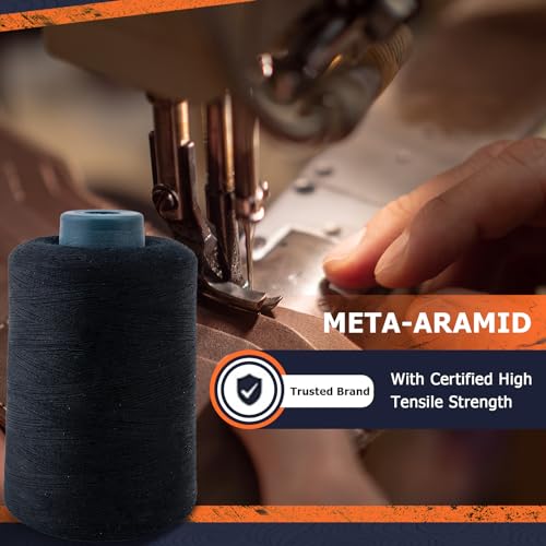Hilo para costura meta-aramida resistente al calor azul miniatura 5